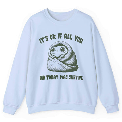 It’s Ok If All You Did Was Survive Sweatshirt