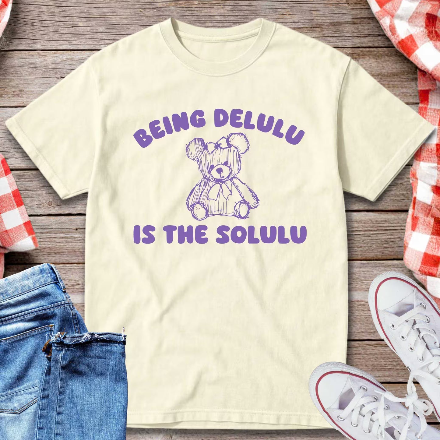 Being Delulu Is The Solulu T-Shirt