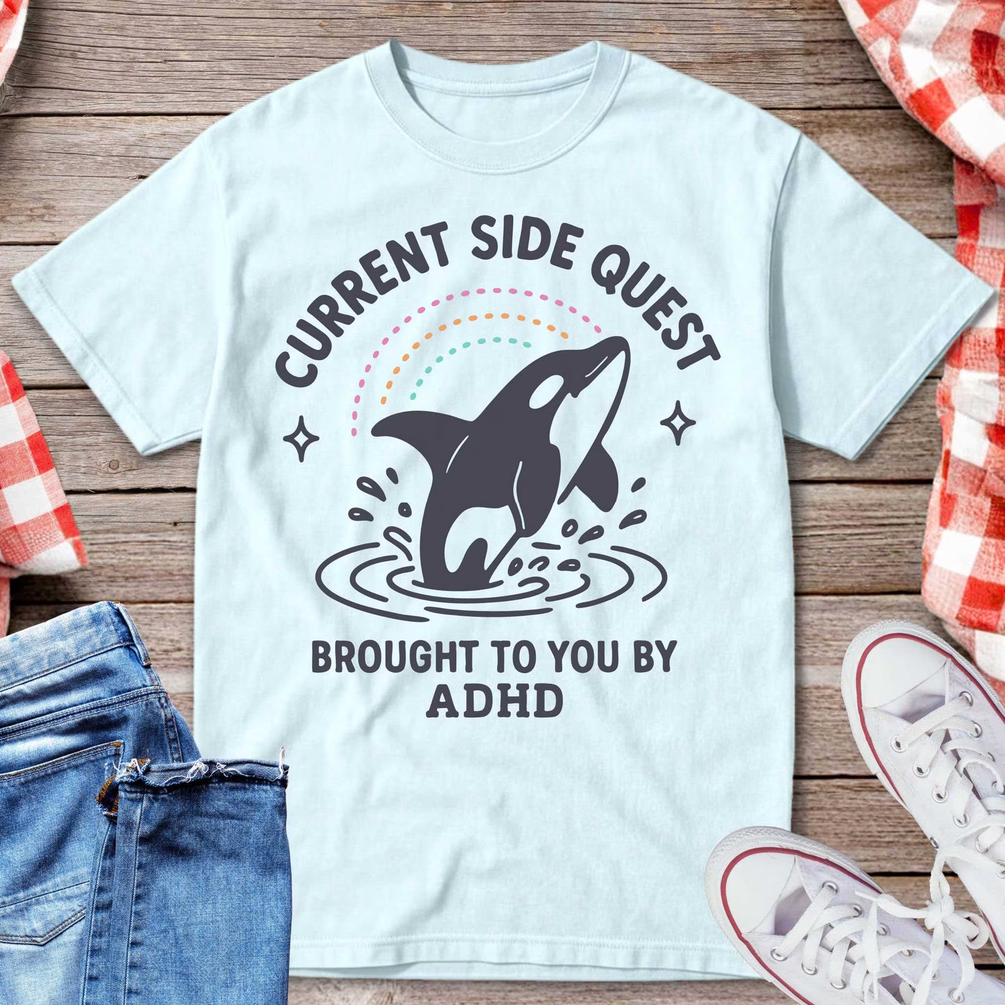 Current Side Quest Brought To You By ADHD T-Shirt