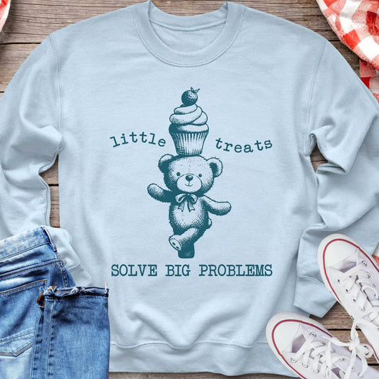 Little Treats Solve Big Problems Sweatshirt